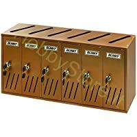 Blinky 27358-06 Casellari Postali in Alluminio Ramato- K6 6-Box- 62x17.5x30